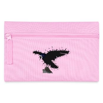 Raven - color blob - Pencil Case - pink - Front