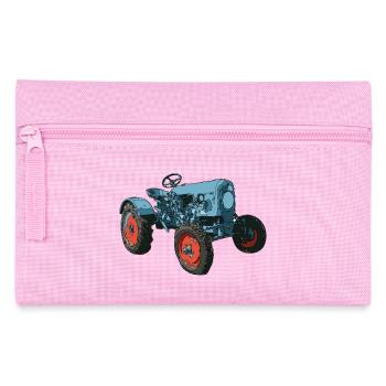 Trecker, Traktor, Schlepper - Federtasche - Rosa - Vorne