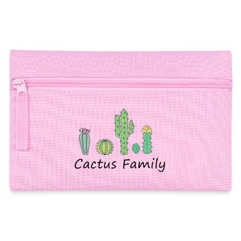 Cactus family - Federtasche - Rosa - Vorne