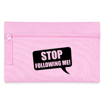 stop - Pencil Case - pink - Front