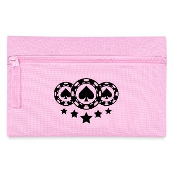 poker_chips_design_c1 - Pencil Case - pink - Front