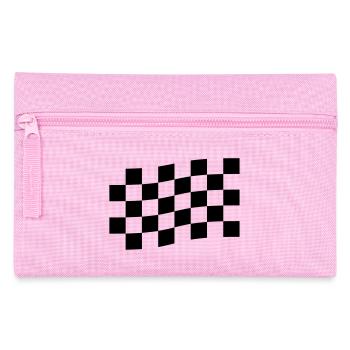 Checkered flag - Pencil Case - pink - Front