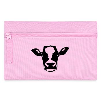 cow head - Pencil Case - pink - Front