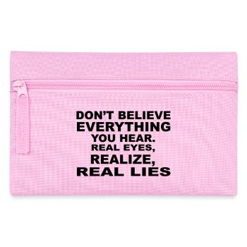Don't Believe Lies - Federtasche - Rosa - Vorne