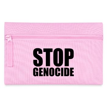 Stop genocide - Pencil Case - pink - Front
