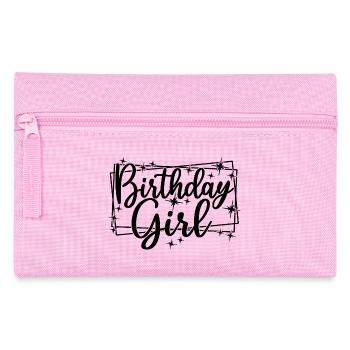 Birthday Girl Cool Birthday Party For Kids Girls - Pencil Case - pink - Front