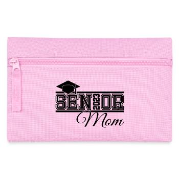 Senior 2023 Mutter Stolze Mutter von Absolventen - Federtasche - Rosa - Vorne