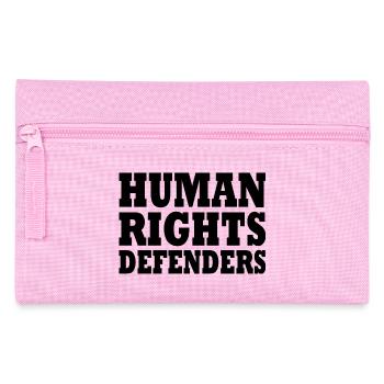 Human rights defenders - Federtasche - Rosa - Vorne