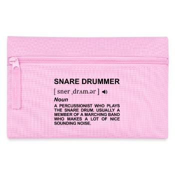 Drummer Dictionary - Pencil Case - pink - Front