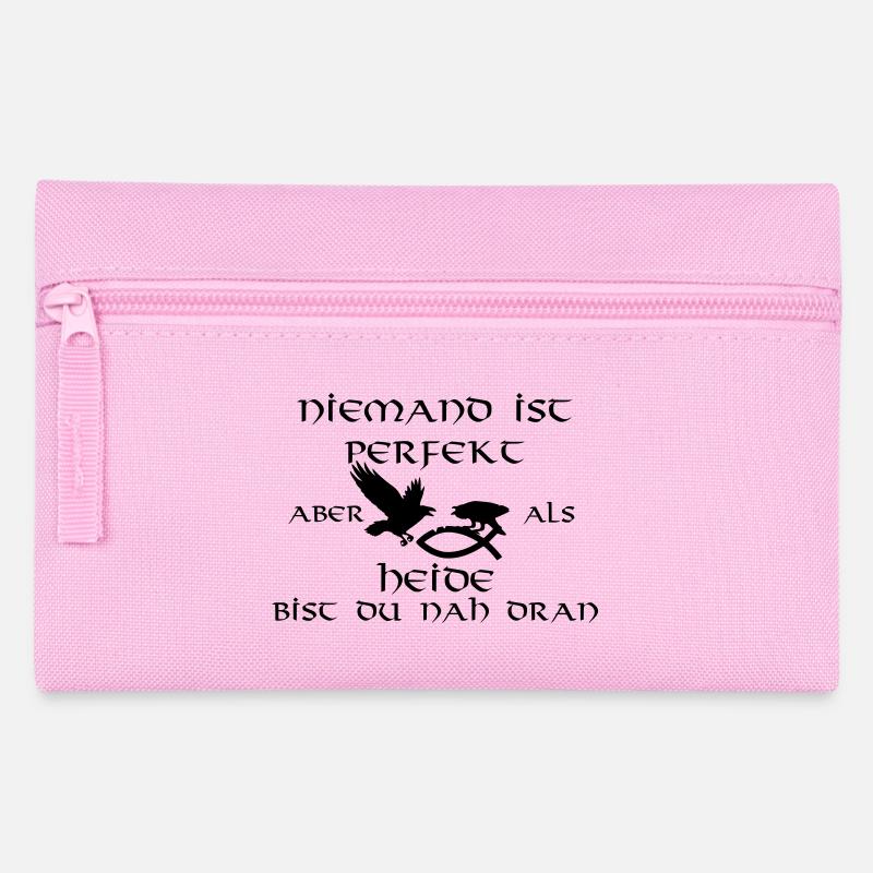 niemand ist perfekt - Federtasche - Rosa
