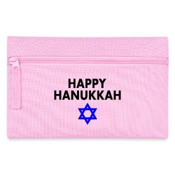 happy hanukkah - Federtasche - Rosa - Vorne