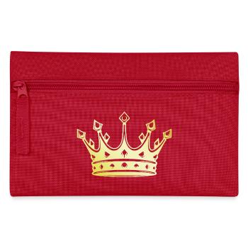 Couronne royale en or - Trousse - rouge - Devant