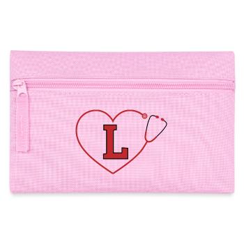 Letter l Stethoscope - Pencil Case - pink - Front
