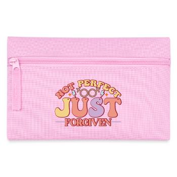 Not Perfect Just Forgiven - Federtasche - Rosa - Vorne