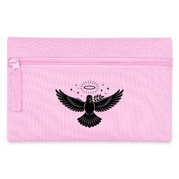 Taube Heilig - Federtasche - Rosa - Vorne