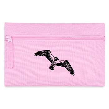 Vintage Seemöve im Flug - Federtasche - Rosa - Vorne