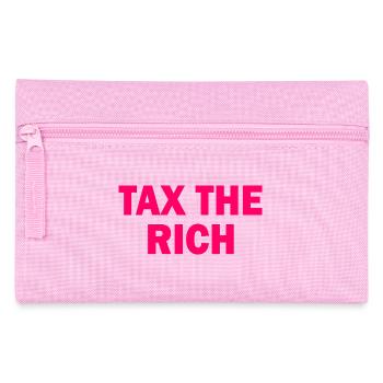 Tax the rich - Trousse - rose - Devant