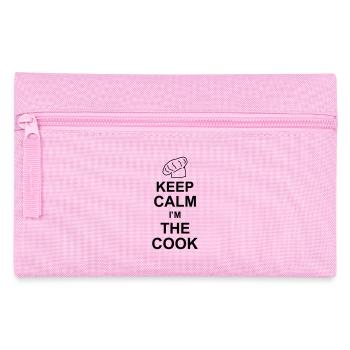 keep calm im the cook kg10 - Trousse - rose - Devant
