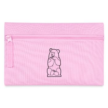 Berlin bear, sitting - Pencil Case - pink - Front