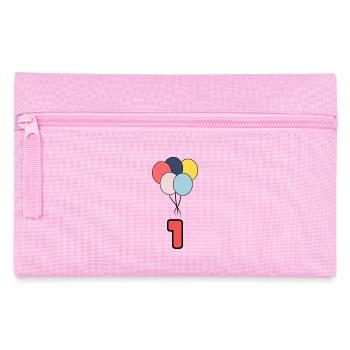 1. 1 JAHR. 1-JÄHRIGES JUBILÄUM. GEBURTSTAG 1 JAHR - Federtasche - Rosa - Vorne