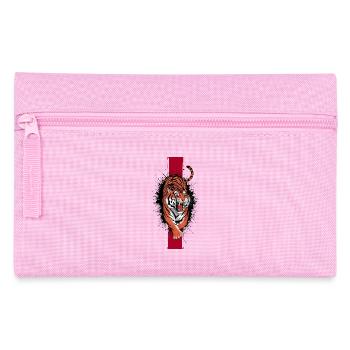 Tigre Vintage Rétro Animal Sauvage - Trousse - rose - Devant