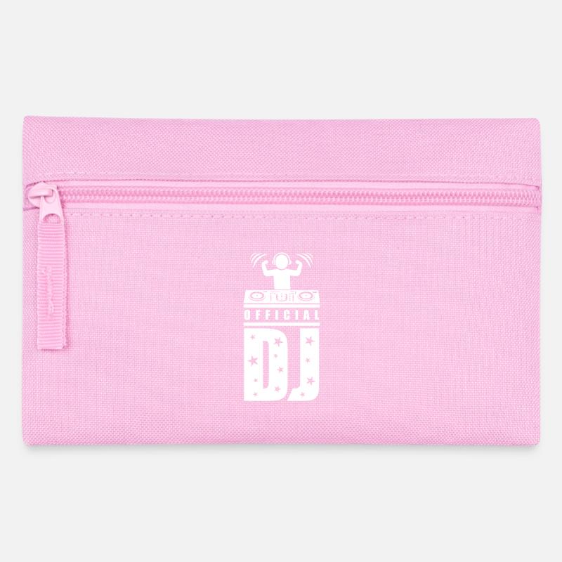 DJ Turntables Disc Jockey Party - Federtasche - Rosa
