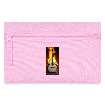 Guitare devant le feu - Trousse - rose - Devant