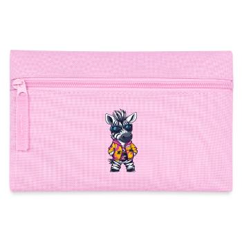 Zebra Comic Lustig Sommer - Federtasche - Rosa - Vorne