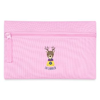 Bavoir de cerf bavoir chasse enfants cerf tête bois - Trousse - rose - Devant