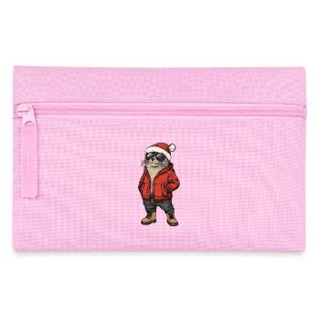 Seal Animal Christmas Winter - Pencil Case - pink - Front