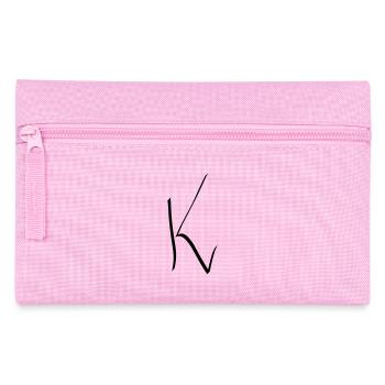 Letter K - Pencil Case - pink - Front