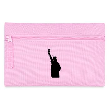 Statue of liberty silhouette - Pencil Case - pink - Front