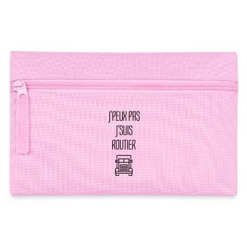Routier / Chauffeur Poids-lourd / Camion / - Trousse - rose - Devant