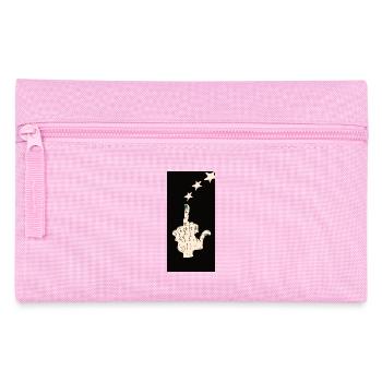 Mittelfinger Liebe - Federtasche - Rosa - Vorne