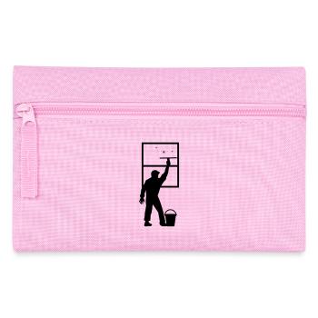 Fensterputzer - Federtasche - Rosa - Vorne