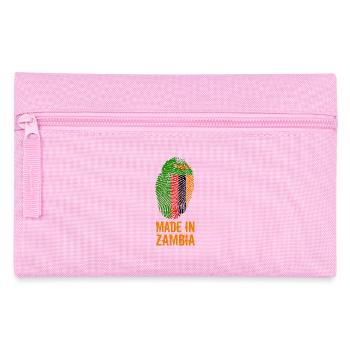 Made In Zambia / Sambia - Federtasche - Rosa - Vorne