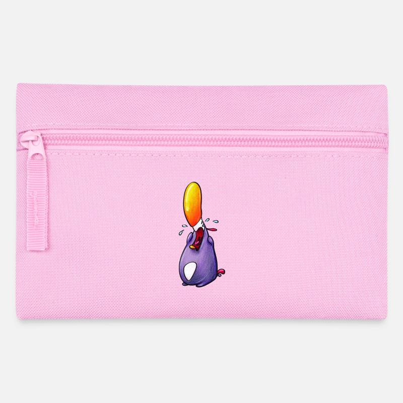 plärrender pinguin - Federtasche - Rosa