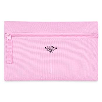 Flower - plant silhouette - floral motif - Pencil Case - pink - Front