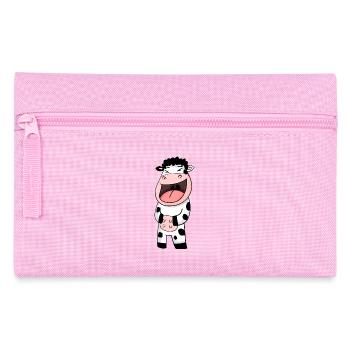 Cow laughs - Pencil Case - pink - Front