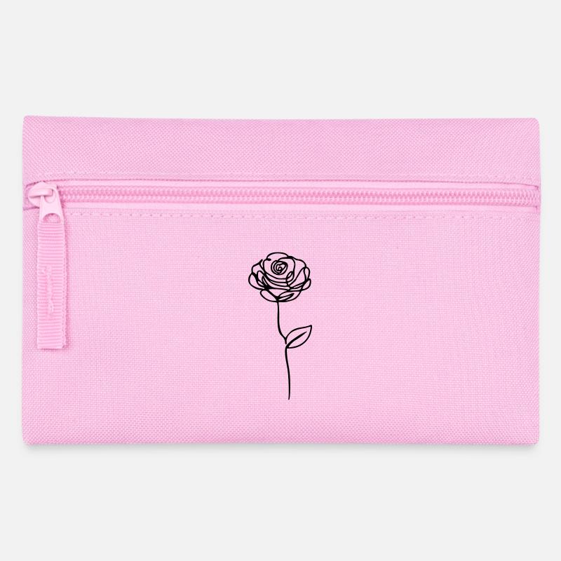 Rose - Federtasche - Rosa