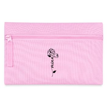 Mina Name Vorname Namensblume - Federtasche - Rosa - Vorne