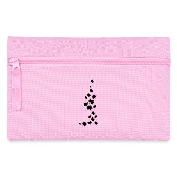 Autumn leaves leaves maple tree oak beech forest park - Pencil Case - pink - Front