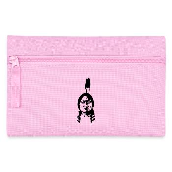 Indianer - Federtasche - Rosa - Vorne