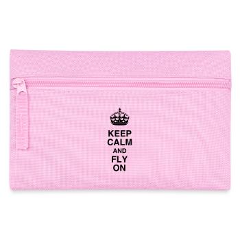 Aircraft Pilot Fly Flugzeug Avion Plane Airplane - Pencil Case - pink - Front