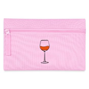 rotwein glas - Federtasche - Rosa - Vorne