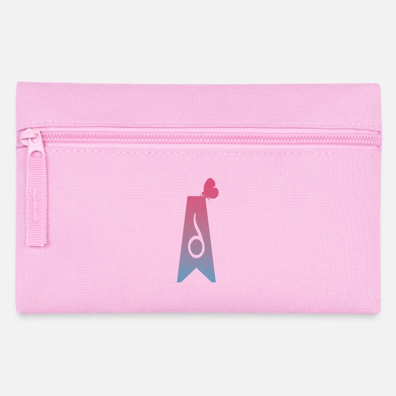 Valentinstag AD-Logo - Federtasche - Rosa
