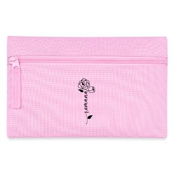Romana Nom Prénom Nom Fleur - Trousse - rose - Devant