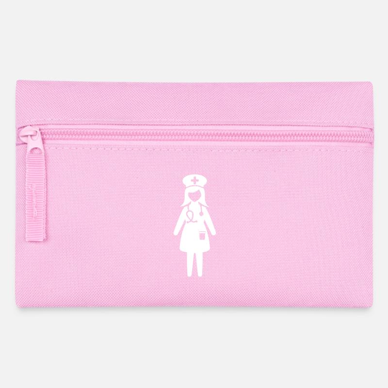 Krankenschwester Doktor - Federtasche - Rosa