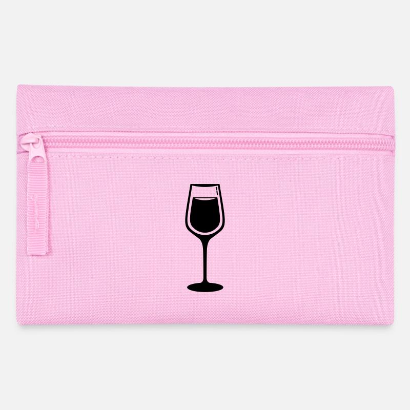 wine - Pencil Case - pink