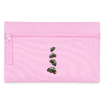 Tractor Farmer Icon - Pencil Case - pink - Front